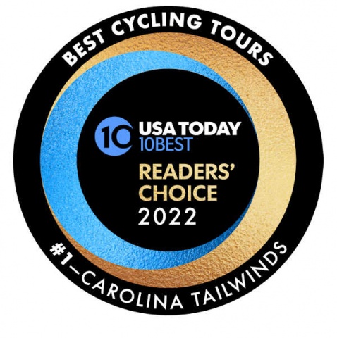 USA Today Readers' Choice Best Cycling Tour 2022